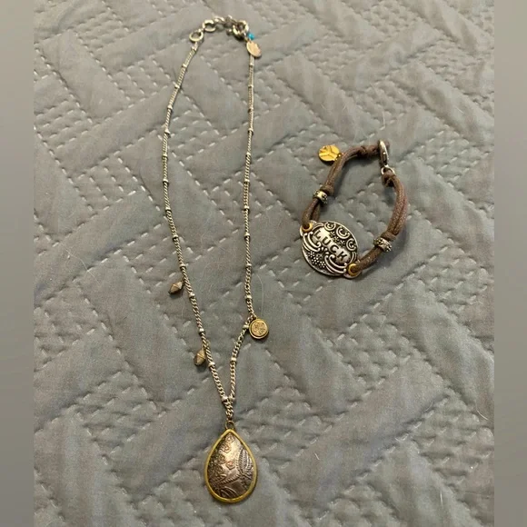 Lucky Brand Necklace and Bracelet - Picture 1 of 3
